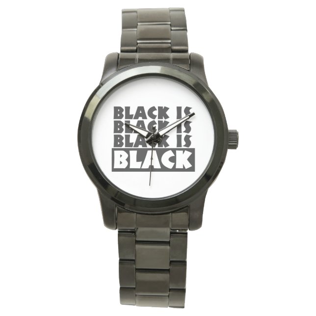 Black Is Black Watch (Front)