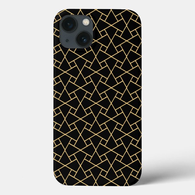 Black Islamic Pattern Custom iPhone 6 Xtreme Case (Back)
