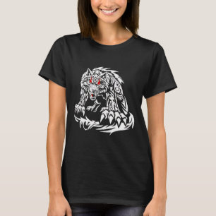 Black Jacob Fatu Wolf  T-Shirt