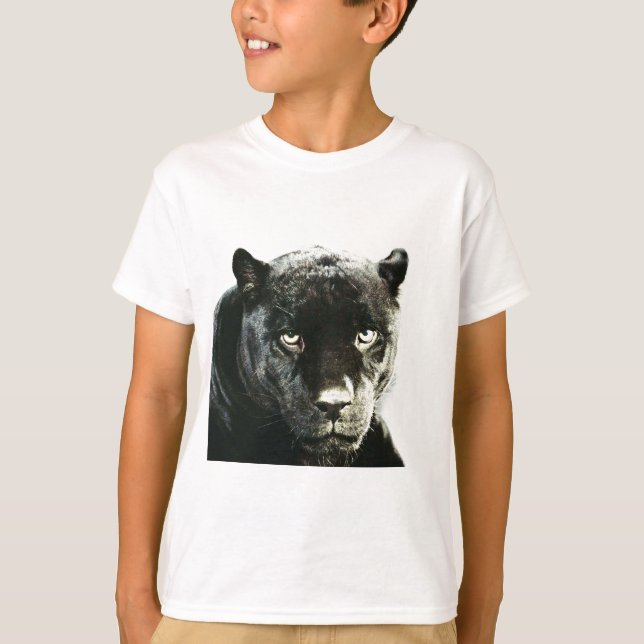 Black Jaguar Panther T-Shirt (Front)