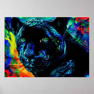 Black Jaguar Poster