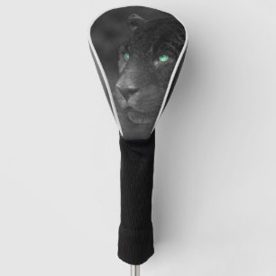 Black Jaguars Emerald Gaze Golf Head Cover
