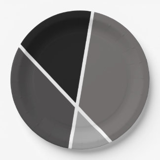 Black JanaiCreates Color Collection Paper Plates