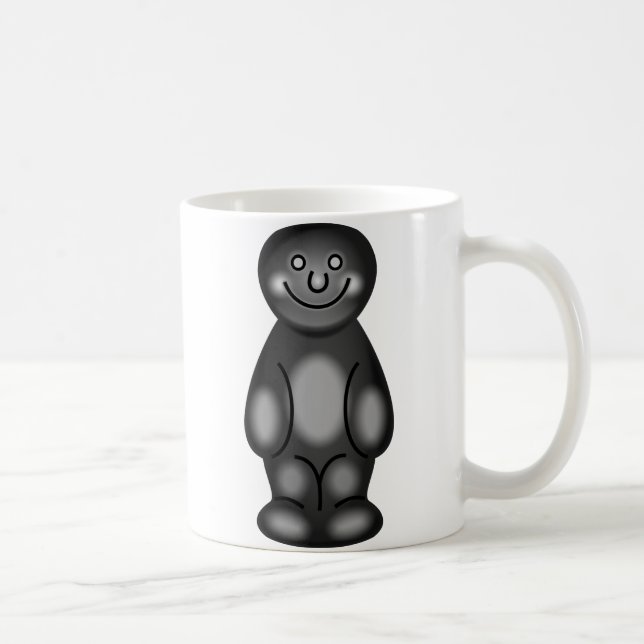 Black Jelly Baby Coffee Mug (Right)