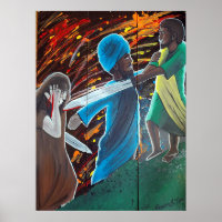 Black Jesus Arrested at Gethsemane