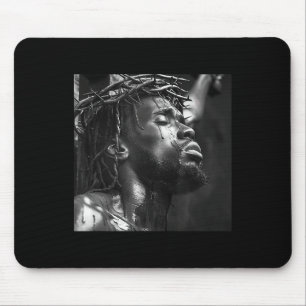 Black Jesus, Christianity, Church, Christ, Jesus 5 Mouse Pad