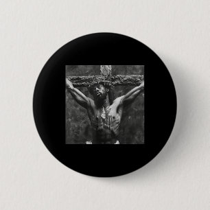 Black Jesus, Christianity, Church, Christ, Jesus  6 Cm Round Badge