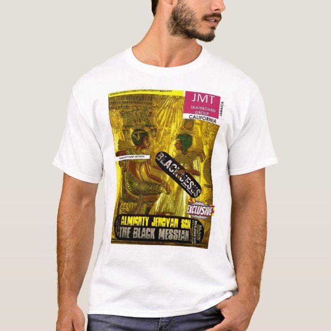 BLACK JESUS JMT SKATEBOARD   T-Shirt (Front)