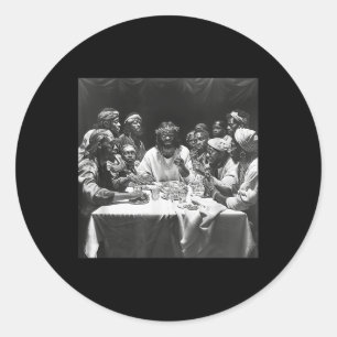 Black Jesus, Last Sacrament, Jesus 2  Classic Round Sticker