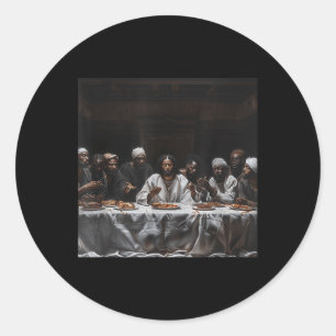 Black Jesus, Last Sacrament, Jesus _9 Classic Round Sticker
