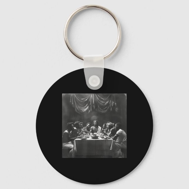 Black Jesus, Last Sacrament, Jesus  Key Ring (Front)