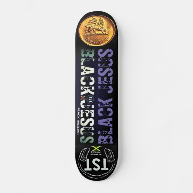 BLACK JESUS Skateboard (Front)