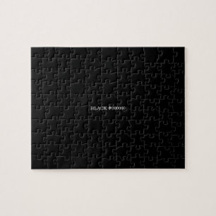 black jigsaw puzzle