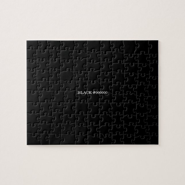 black jigsaw puzzle (Horizontal)