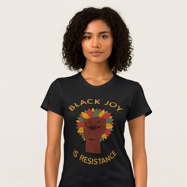 Black Joy Is Resistance Fist  Tri-Blend Shirt (Creator Uploaded)