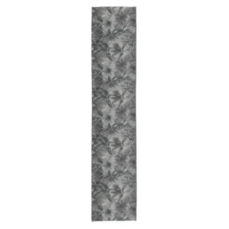 Black jungle short table runner