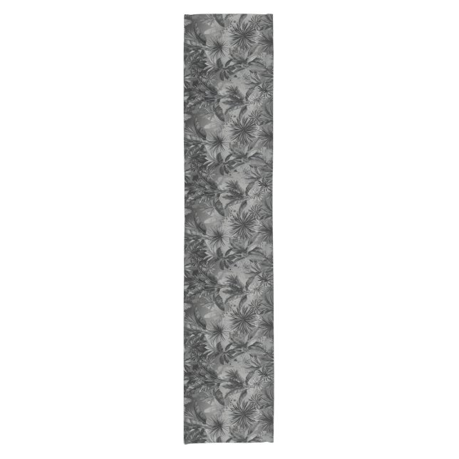 Black jungle short table runner (Front)