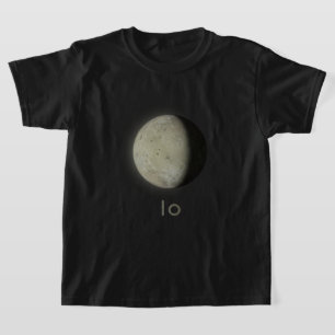 Black Jupiter Moon Io T-Shirt