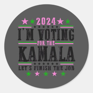 Black Kamala for 2024 Campaign Sticker