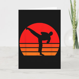 Black Karate Shirt Card