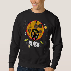 Black Kemetic Egyptian Ankh Black Girl Magic Melan Sweatshirt