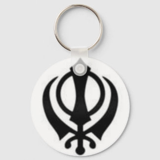 Black Khanda Key Ring