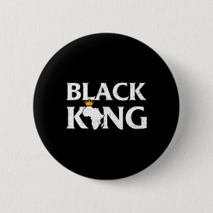 Black King African Map Black Pride Melanin Kids Me 6 Cm Round Badge
