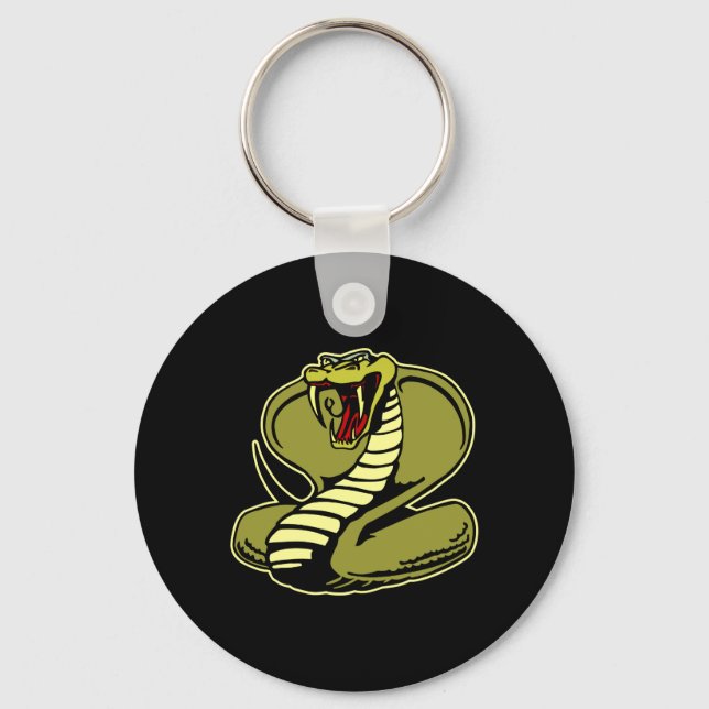 Black King Cobra Key Ring (Front)