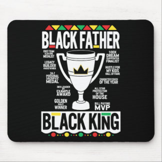 Black King Father Mouse Pad