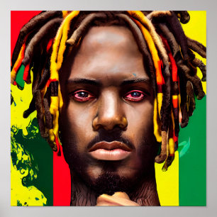 Black King Melanin Man Bruh Men Son Boy Prince Poster