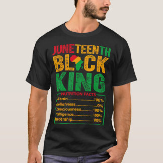 Black King Nutritional Facts Pride African Mens  T-Shirt