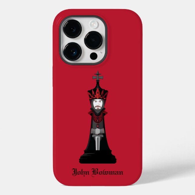 Black King / Personalised name Case-Mate iPhone Ca Case-Mate iPhone Case (Back)