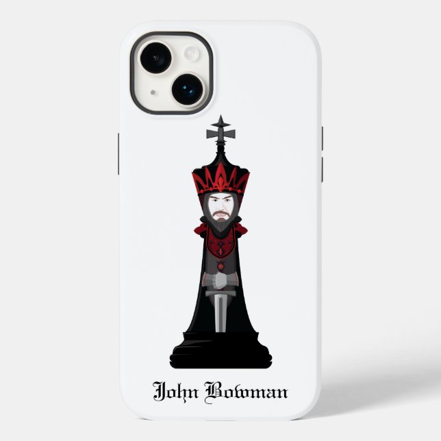 Black King / Personalised name Case-Mate iPhone Case (Back)