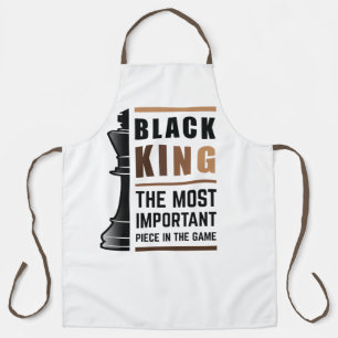 Black King The Most Important Piece In The Game 2 Apron
