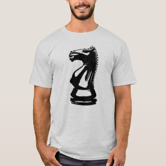 Black Knight Chess Piece T-Shirt