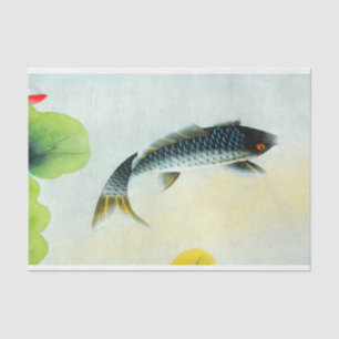 Black Koi Fish Tissue Paper