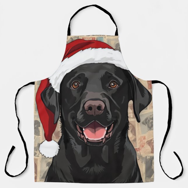 Black lab apron (Front)
