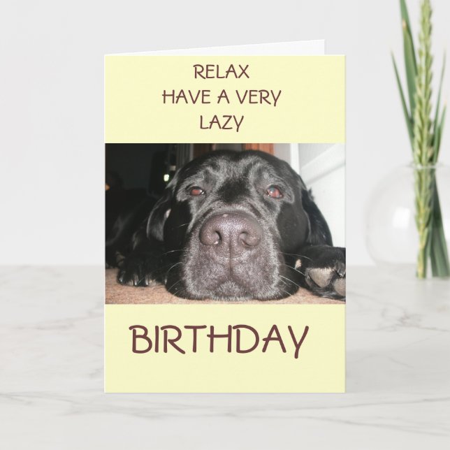 Black Lab Card (Front)