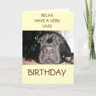 Black Lab Card