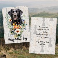 Black Lab Chess Player Fathers Day