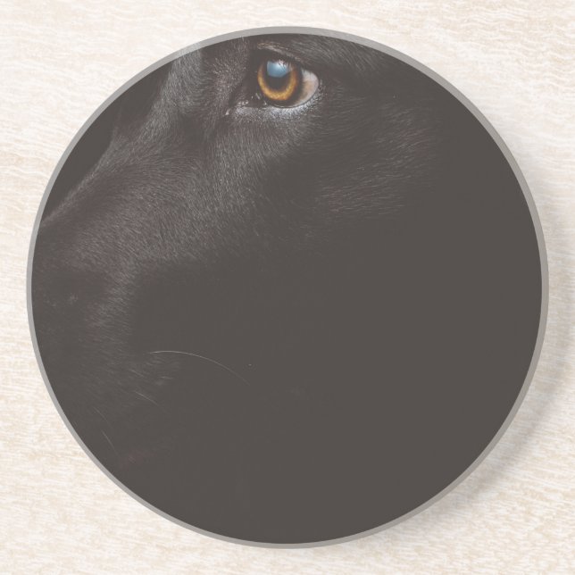 black lab coaster (Front)