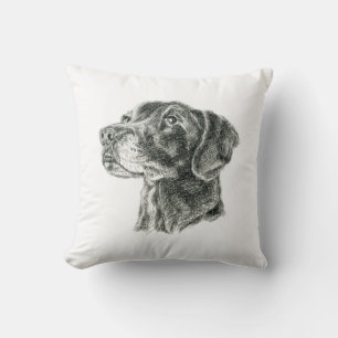 Black Lab Cushion