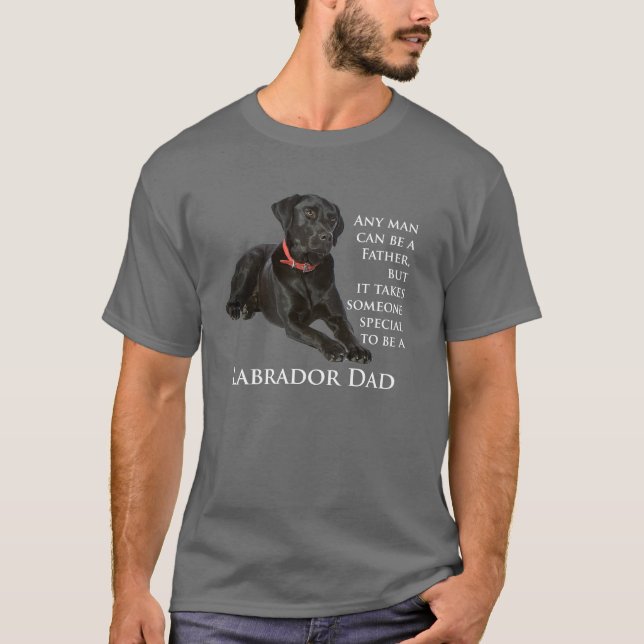 Black Lab Dad Shirt (Front)