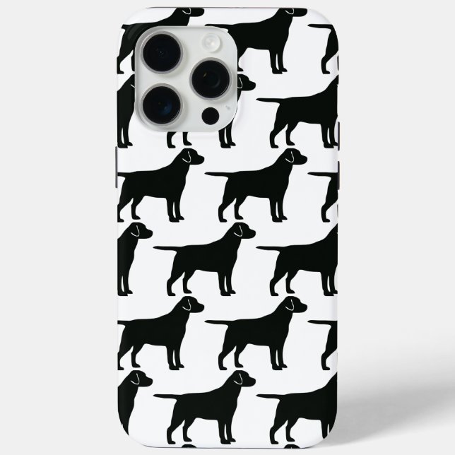 Black Lab Dog Case-Mate iPhone Case (Back)