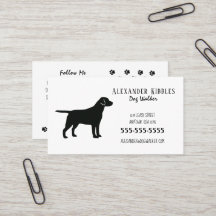 Black Lab Dog Walker