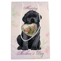 Black Lab Heart Mum