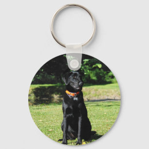 Black Lab Key Ring