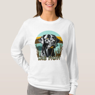 Black Lab   Lab Mom Dog Lover T-Shirt