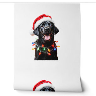Black Lab Labrador Christmas Tree Light Pajama Dog Wallpaper
