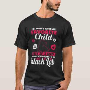 Black Lab Labrador mum Dog mum T-Shirt